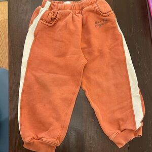 Norsu Organic Kids Orange Sweatpants - 3-4T